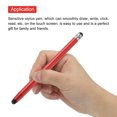 thumbnail image 3 of Unique Bargains 5 Pcs Stylets pour Écrans Tactiles Stylet Capacitif Universel pour Tablette, Rouge, 3 of 7