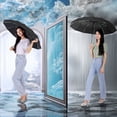 thumbnail image 1 of TopLLC 60 Rib Folding Umbrella For Sunny And Rainy Days Fully Automatic Umbrella Large Reinforced Plastic Sunshade And Sun Protection Umbrella Folding fabric rain gear, 1 of 6