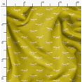 thumbnail image 2 of Soimoi Poly Georgette Fabric Fox Animal Print Sewing Fabric Yard 42 Inch Wide, 2 of 6