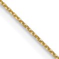 thumbnail image 1 of Collier Chaîne Torsadée à Maillons Ronds en Or Jaune 14k 24 Pouces.6mm Pendentif Breloque, 1 of 9