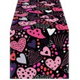thumbnail image 2 of Suncoda Tablecloth Tablecloth, Valentine's Day Flower Table Flag Holiday Party Kitchen Living Room Decorative Tablecloth Linen Printing Tea Table Cloth, 2 of 8