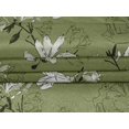 thumbnail image 4 of oneOone Velvet Light Green Fabric Florals Sewing Craft Projects Fabric Prints By Yard 58 Inch Wide, 4 of 4