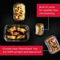 thumbnail image 2 of Ziploc 94604 Double-Zipper Freezer Bags, 1gal, 2.7mil, Clear w/Label Panel (Case of 250), 2 of 4