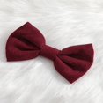 thumbnail image 4 of MesaSe Automne Bébé Filles Princesse Robe 2pcs Volant à Manches Longues Bouton Velours Côtelé une Ligne Robe Bandeau Vin Rouge 2-3 Ans, 4 of 9