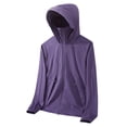thumbnail image 1 of LOVZFMLL Jackets for Men's Solid Color Outdoor Sunscreen Climb Sport Run Pocket Zipper Long Sleeved Hooded, 1 of 7