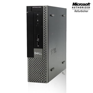 Dell Optiplex 9010 USFF Base informatique de bureau i7 3770S 8GB RAM NEW 480GB SSD DVD Windows 10 HOME NEW Clavier, souris, cordon de puissance,WiFi Rénovés