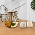 thumbnail image 2 of tredstone 1.3L Glass Teapot Heatproof Filter Creative Clear for Office Traveling Home with 2 Cups, 2 of 9