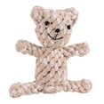 thumbnail image 2 of CBFFDC Puppy Teething Toy Dog Rope Toys Adorable Woven Bear Design Safe Material Cleaning Furniture Toy for Small/Medium/Large Dogs, 2 of 7