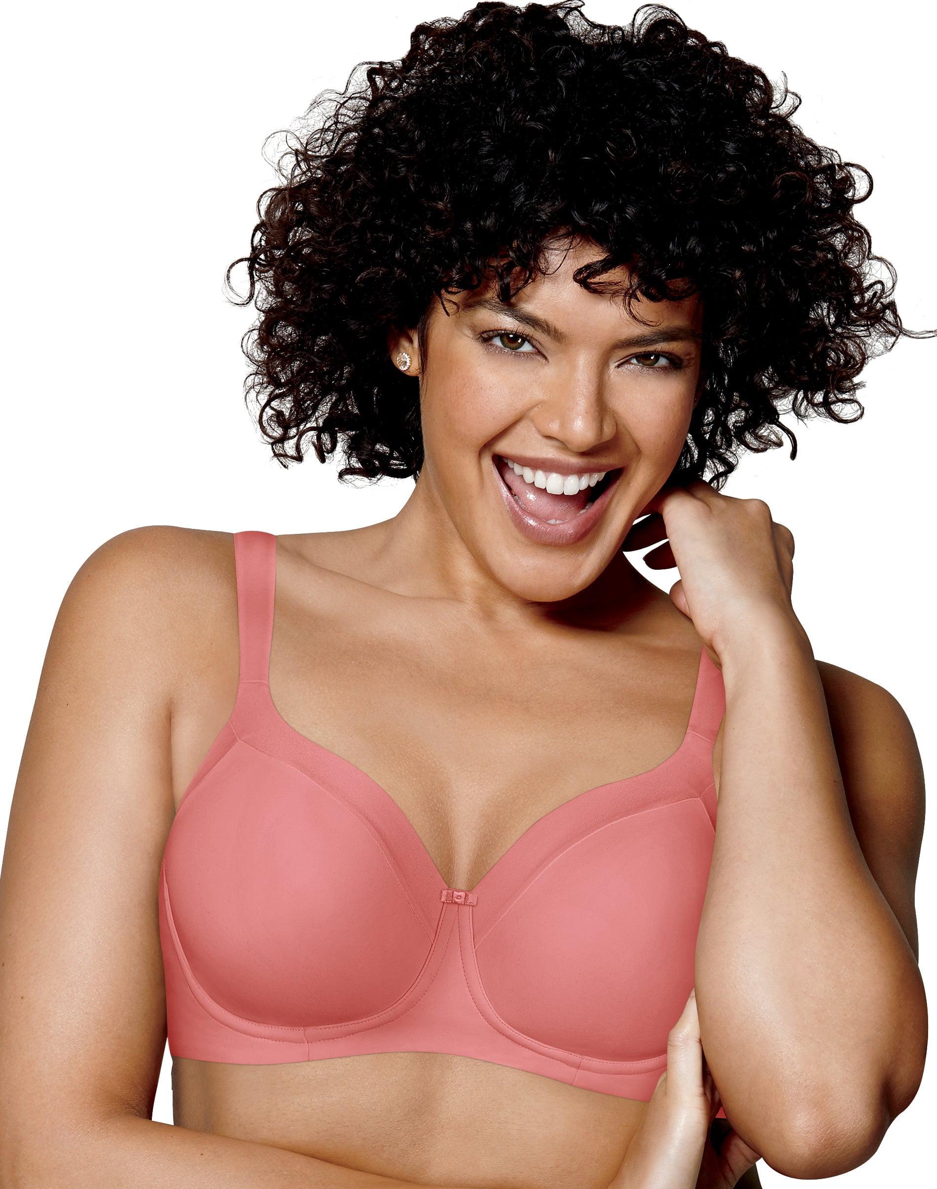 Playtex Womens Secrets Shaping Balconette Wirefree Bra, 36D, Mauve Glow