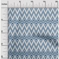 thumbnail image 1 of oneOone Viscose Chiffon Fabric Chevron Ikat Print Fabric By Yard 42 Inch Wide, 1 of 4