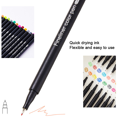thumbnail image 3 of Stylos Planificateur de Journal Stylos Colorés Marqueurs à Pointe Fine Pointe Fine Stylos de Dessin Stylo Fineliner Poreux, 3 of 6