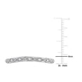 thumbnail image 3 of Diamond Accent Semi-Eternity Wedding Band Ring in 14K White Gold, 3 of 5