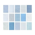 thumbnail image 4 of Abbracc 15 Pieces Scrapbook Paper Aesthetic Textured Paper for Writing Drawing Diary Blue, 4 of 7