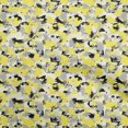 thumbnail image 1 of oneOone Velvet Yellow Fabric Abstracts Craft Projects Decor Fabric Printed By The Yard 58 Inch Wide, 1 of 5
