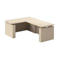 thumbnail image 1 of Scranton & Co Engineered Wood 60W x 78D L-Shaped Standing Desk in Natural Elm, 1 of 8