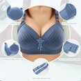thumbnail image 3 of UPPADA Clearance Sales Full Coverage Plus Size Bra Convenient Front Button Bras Cool Liftup Bra Super Gather Wireless Push-Up Bra Lifting Bras Breathable Underwear Bra, 3 of 6