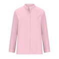 thumbnail image 5 of Yuyuzo Womens Fall Business Casual Tops Long Sleeve Button down Blouses Loose Basic Going out Tops, 5 of 5