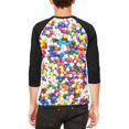 thumbnail image 2 of Halloween Sprinkles Mens Raglan T Shirt, 2 of 2