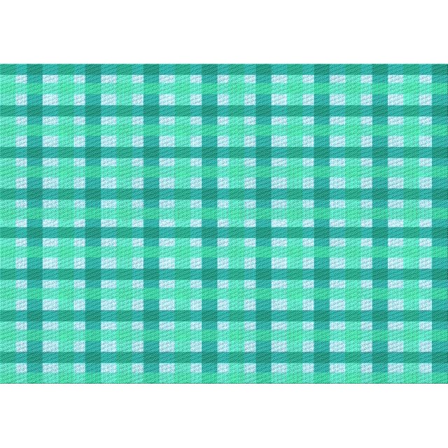 Ahgly Tapis Rectangulaire Lavable en Machine Intérieur Transitionnel Turquoise Foncé Vert, 4 Pieds x 6 Pieds