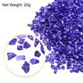 thumbnail image 3 of Unique Bargains Blue Irregular Metallic Chunky Glitter Glass Stone, 20g, 3 of 5
