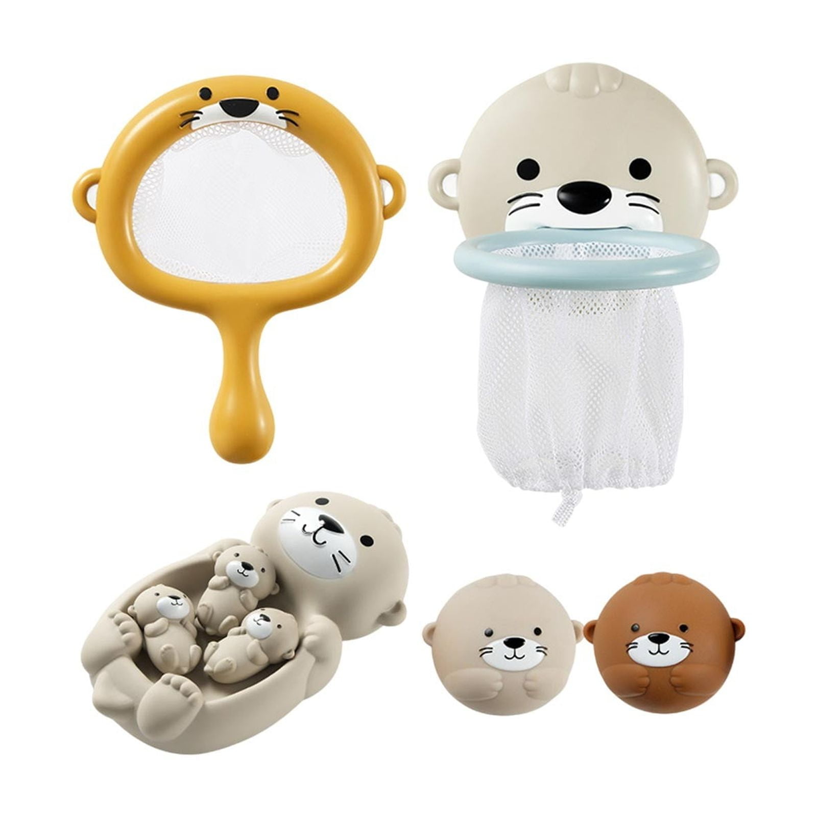 FAYOGOO Lot de 4 jouets de bain à remonter pour bébé de 6, 12, 18 mois, jouets pour bébé de 1 à 3 ans, baignoire de piscine avec rangement FAYOGOO Lot de 4 jouets de bain à remonter pour bébé de 6, 12, 18 mois, jouets pour bébé de 1 à 3 ans, baignoire de piscine avec rangement