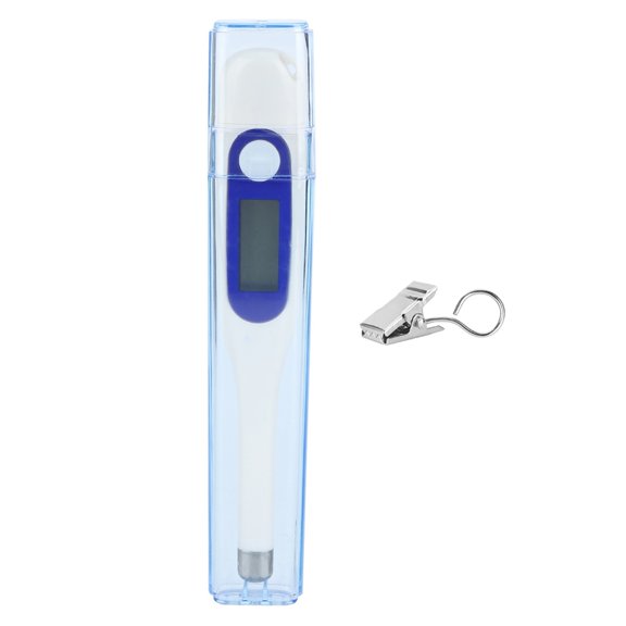 Thermomètre Électronique Vétérinaire LCD Numérique pour Animaux pour Bovins Moutons Chevaux Cochons Chiens