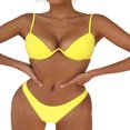 thumbnail image 1 of Women Push-up Padded Bra Bandage Bikini Set Swimsuit Triangle Swimwear Bathing, 1 of 5