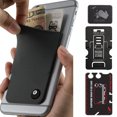 thumbnail image 1 of Gecko Travel Tech Phone Wallet - Stick On Card Holder Wallet for Cell Phones - Adhesive Card Pocket - 8BALL, 1 of 6