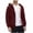 Wine, variant on zfhfof Men's Sherpa Lined Hoodie Jacket Winter Warm Long Sleeve Full Zip Up Hooded Sweatshirt Thick Fleece Coats Outwear