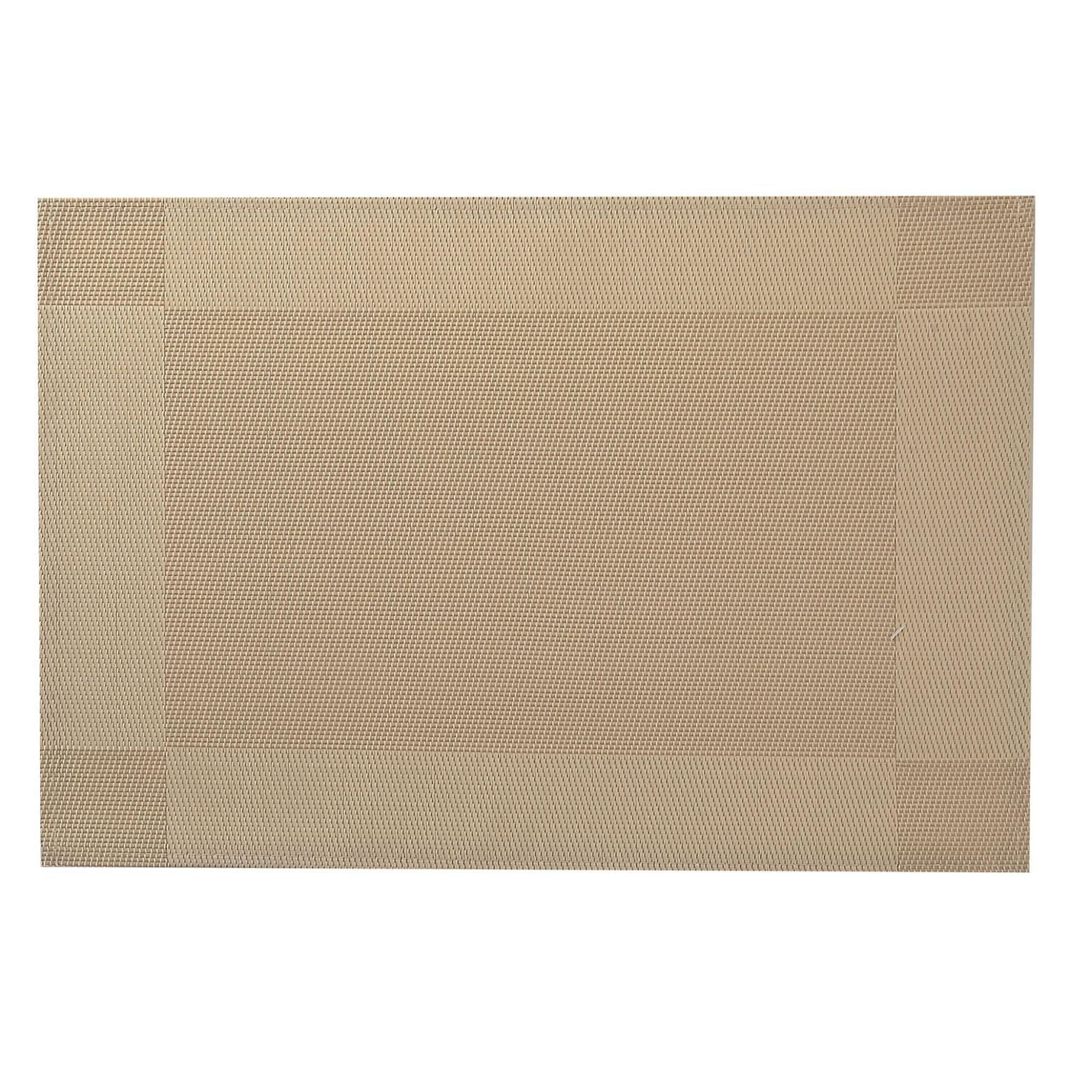 Vinyl Placemat (Classic) (Natural) (Ensemble De 12)