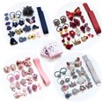 thumbnail image 2 of 18PCS Kids Hair Accessories Kit Assorted Hair Barrettes Hair Ties with Ribbon, 2 of 7