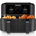 thumbnail image 1 of Chefman TurboFry Digital Touch Dual Basket Air Fryer, XL 8.5L (9-Quart), 1 of 8