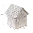 thumbnail image 2 of Maison En Métal Pain D'Épice Doré Et Blanc, 2 of 3