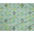 thumbnail image 4 of oneOone Polyester Lycra Aquamarine Fabric Texture & Triangle Geometric Sewing Material Print Fabric By The Yard 56 Inch Wide, 4 of 4