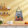 thumbnail image 4 of Vaidha Kitchen Multifunctional Hanging Fruit And Vegetable Storage Bag Hand Carry Put Ginger Garlic And Hollow Breathable Storage Bag, 4 of 6