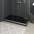 thumbnail image 1 of vidaXL Rectangular ABS Shower Base Tray Black 70x120 cm, 1 of 4