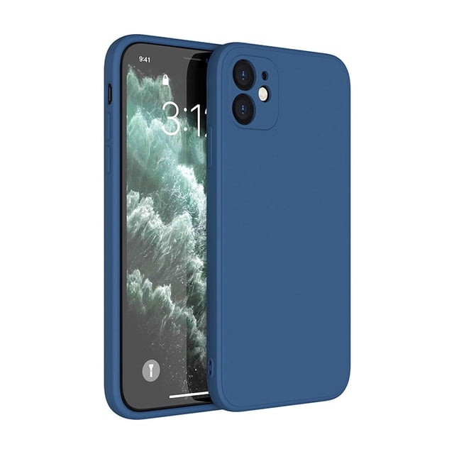 PANDACO Soft Shell Navy Case for iPhone 12