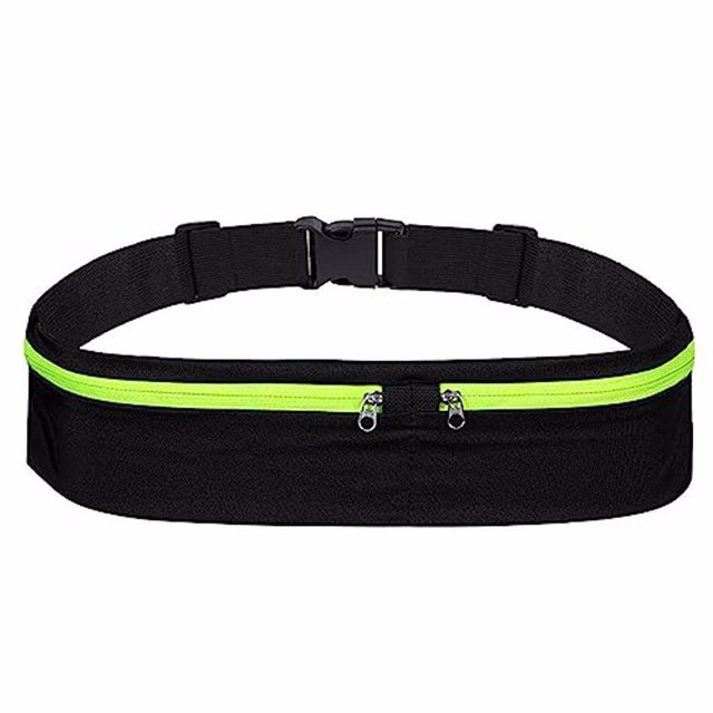 kurtrusly Lightweight Waist Bag For Jogging Easy And Convenient Adjustable Durable Running Belt Running Bag Green
