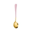 thumbnail image 2 of Cuillère en Acier Inoxydable Cuillère à Soupe Mignonne Cuillère de Table pour la Maison Cuillère à Dessert Cuillère à Melon D\'eau Cuillère Ronde à Long Manche, 2 of 5