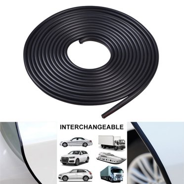 Yosoo 5M Car Door Moulding Rubber Strip Trim Guard Edge Protector Cover,Door Moulding Strip, Door Edge Protector