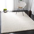 thumbnail image 1 of SAFAVIEH August Shag Collection 8'6" Square Ivory AUG900C Solid 1.2-inch Thick Area Rug, 1 of 4