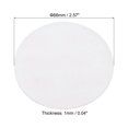 thumbnail image 2 of Unique Bargains Doublure de Couvercle en Mousse 66mm/2.57 Pouces, 100 Pcs Joint Sensible à la Pression Résistant PS Blanc Rouge, 2 of 7