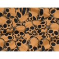 thumbnail image 5 of oneOone Rayon Mustard Yellow Fabric Skull Sewing Craft Projects Fabric Prints By Yard 56 Inch Wide, 5 of 5