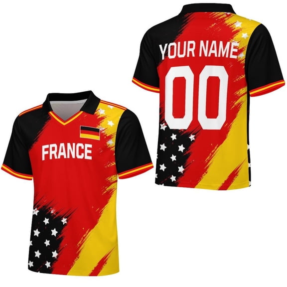 Chandail de Soccer Personnalisé Allemagne 2026 Chandail avec Nom et Numéro Personnalisés pour Hommes Femmes Enfants Style National Country Chandail de Fan de Soccer