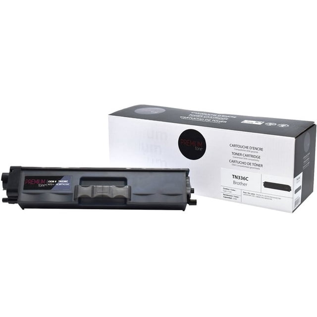 Premium Tone Toner Cartridge - Alternative for Brother TN336C - Cyan