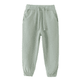 thumbnail image 1 of Boys Cotton Sweatpants Kids Jogger Pants Running Jogging Pants With Pockets Drawstring Green, 1 of 6