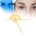 thumbnail image 3 of Outil de Dessin des Sourcils, Règle de Mesure des Sourcils Réutilisable pour Maquillage des Sourcils Argent, Or, Noir, 3 of 7