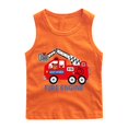 thumbnail image 1 of RXIRUCGD 2025 Vêtements d'Été pour Enfants Chemise de Base à Col Rond Sans Manches pour Garçons, 1 of 2