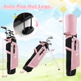 thumbnail image 3 of Ultimate Junior Complete Golf Club Set for Kids Age 11-13 Years Old Golf Practice Set Pink, 3 of 10