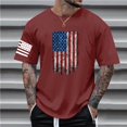 thumbnail image 2 of LUOGENLI T-shirts pour Homme pour Hommes T-Shirt Numérique 2D Imprimé T-Shirt Chemise à Manches Courtes Haut Col à Revers Tee T-shirts Hommes Blanc Pâques T-shirts pour Hommes T-shirts Graphiques Saint-Valentin Vin TTTG, 2 of 5